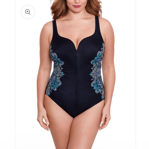 NWT 2024 Miraclesuit Women's Plus Precioso Temptress One Piece - 6561630W - Picture 1 of 5